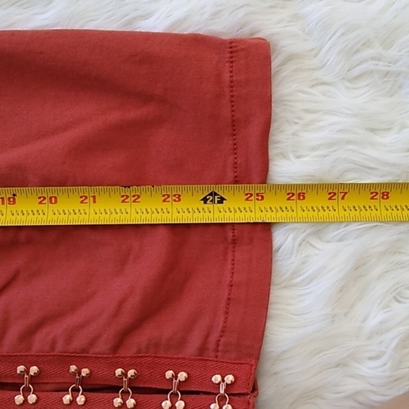 Forever 21 Denim Overall Mini Dress in Rust Size - M - Picture 12 of 15